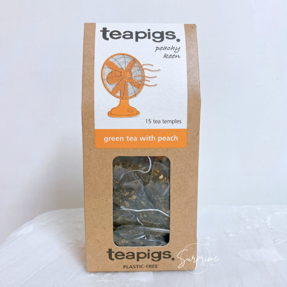 【Teapigs】Green Tea with Peach 蜜桃綠茶 - 15個茶包裝